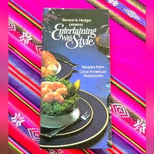 Vintage cookbook: B&H Entertaining with Style 1980